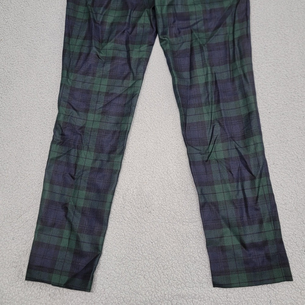 Vineyard Vines Pants Mens 32x32 Green‎ Blackwatch Plaid Slim Fit Cotton Chino - Picture 10 of 11
